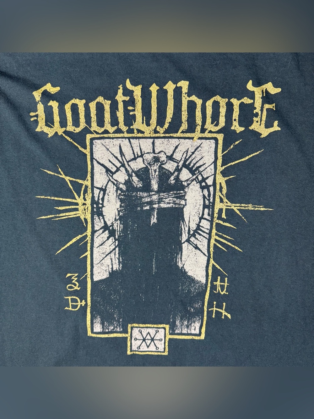 Goatwhore T-Shirt XL Black Death Thrash Metal Alternative Band Concert Tour Tee
